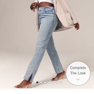 Abercrombie 90s Straight Ultra High Rise Jeans NWOT